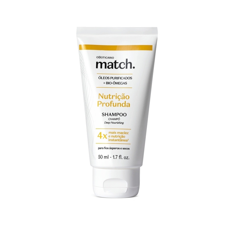 Shampoo Match Nutrição Profunda 50Ml