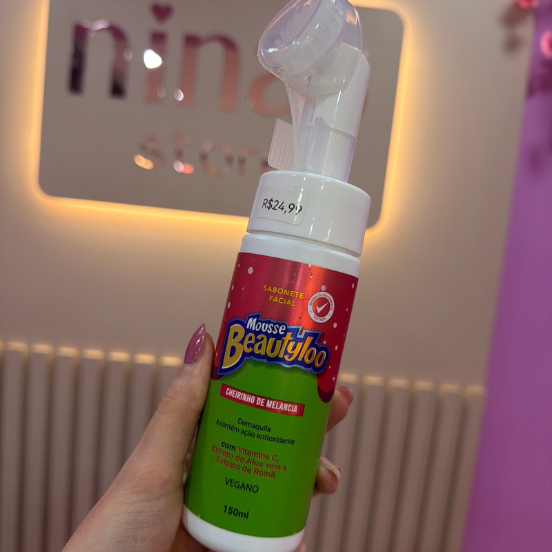 BEAUTYLOO CHEIRINHO DE MELANCIA MOUSSE DE LIMPEZA 150ML