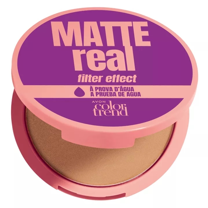 Matte Real Pó Compacto Facial à Prova D’Água 232 N