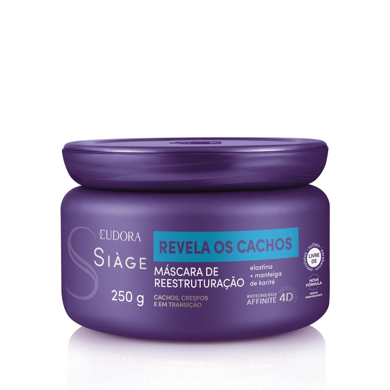 Eudora Siàge Revela Os Cachos - Máscara Capilar 250G