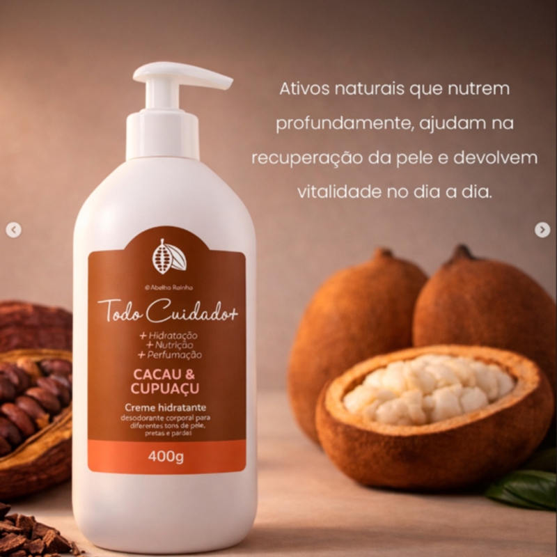 Hidratatante Corporal 400ml Cacau e Cupuaçu