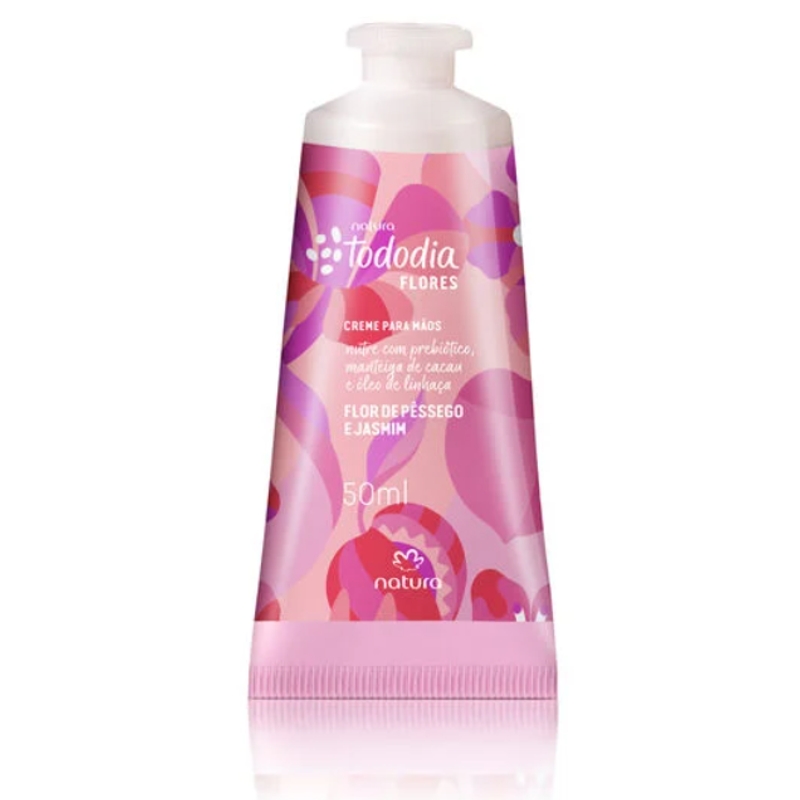 Creme Nutritivo para as Mãos Tododia Flor de Pêssego e Jasmim 50 ml