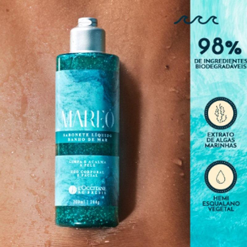 Sabonete Líquido Banho de Mar Mareô 200mL - foto 2