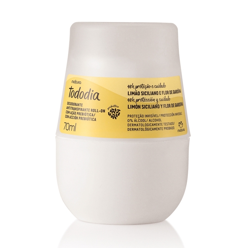 Desodorante Rollon Tododia Limão Siciliano e Flor de Gardênia - 70 ml