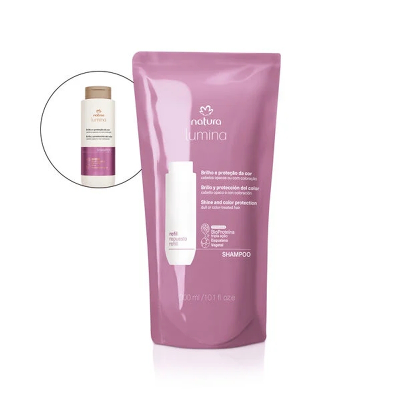 Refil Shampoo Revitalizante para Cabelos Opacos ou com Coloração Lumina 300ml