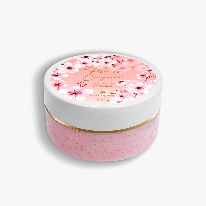 Hidratante Manteiga Esfoliante Flor de Cerejeira 200g Mahogany