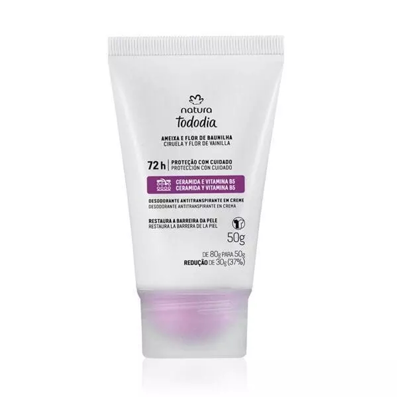 Antitranspirante em Creme Tododia Ameixa e Flor de Baunilha 50 g