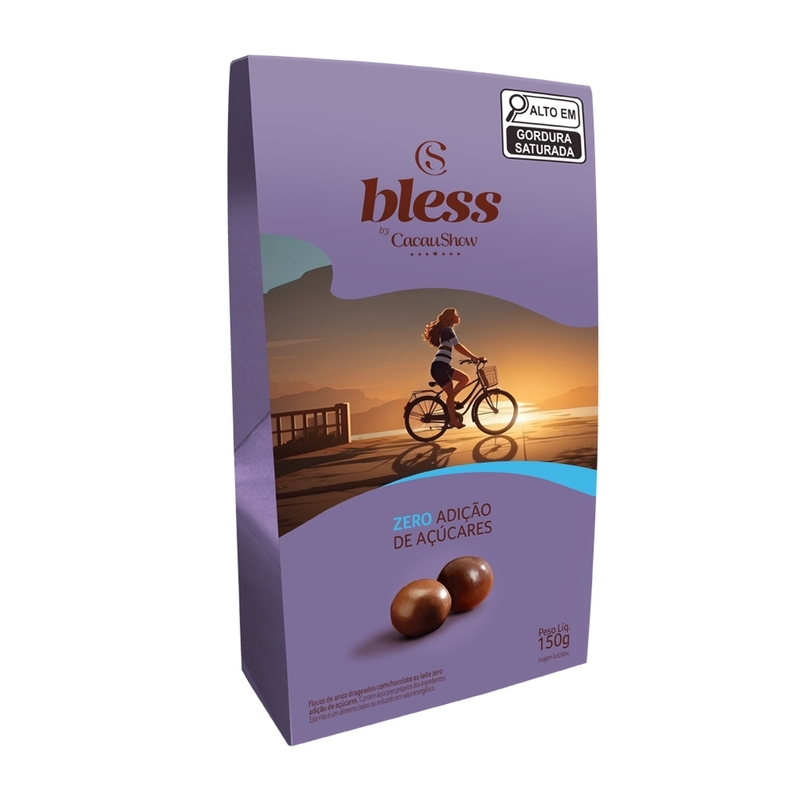 Drageado Bless Zero Adição de Açúcar ao Leite 150g