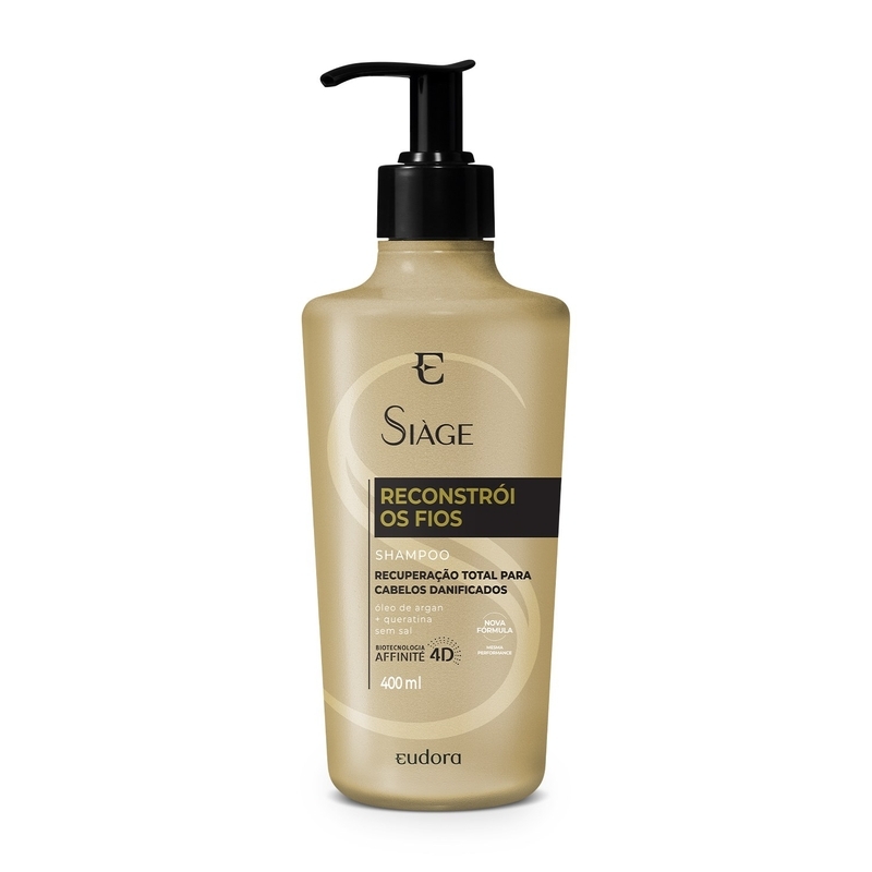 Shampoo Siàge Reconstrói Os Fios 400ml