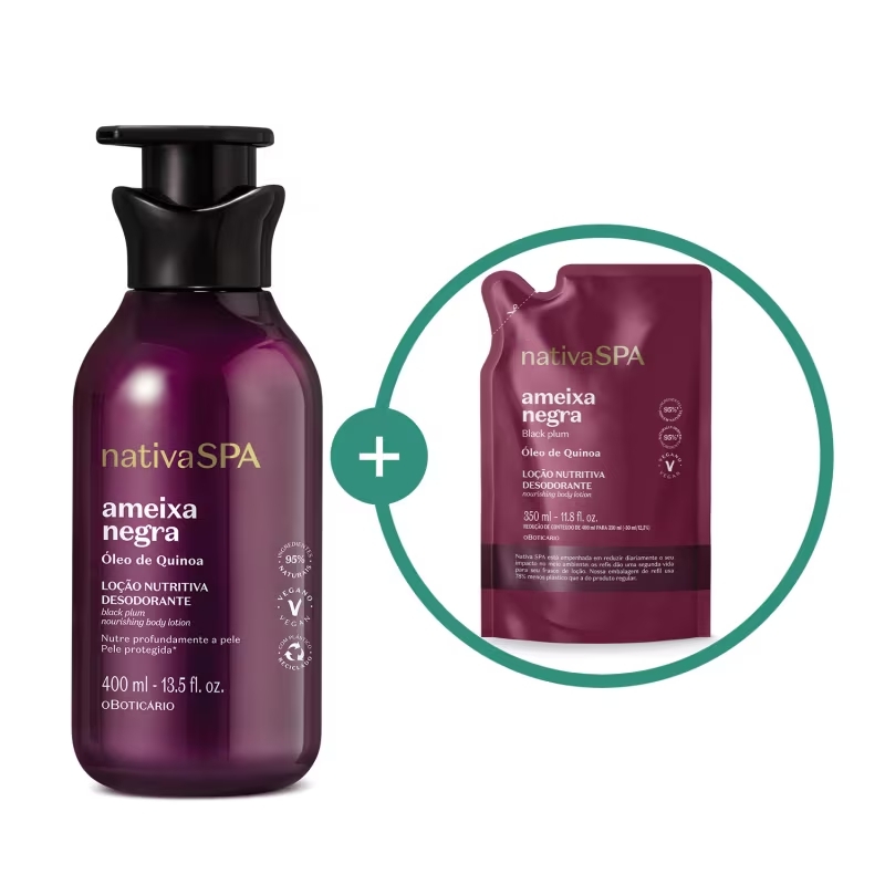 Hidratante Nativa SPA + REFIL GRATIS