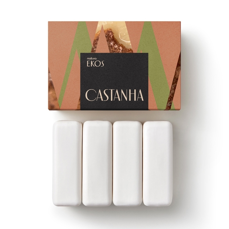 Sabonete Ekos Castanha 4 x 100 g (124398)
