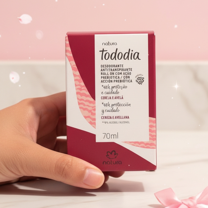 DESODORANTE ROLLON NATURA TODODIA CEREJA E AVELA 70ML - foto 4