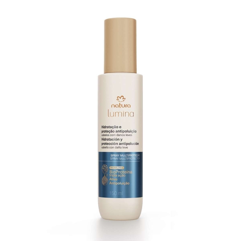 Lumina Spray de pentear antipoluição - cabelos com danos leves - 150 ml