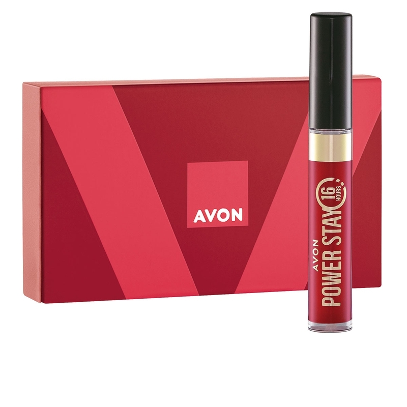 PRESENTE AVON BATOM POWER STAY Vermelhaço - 7 ml