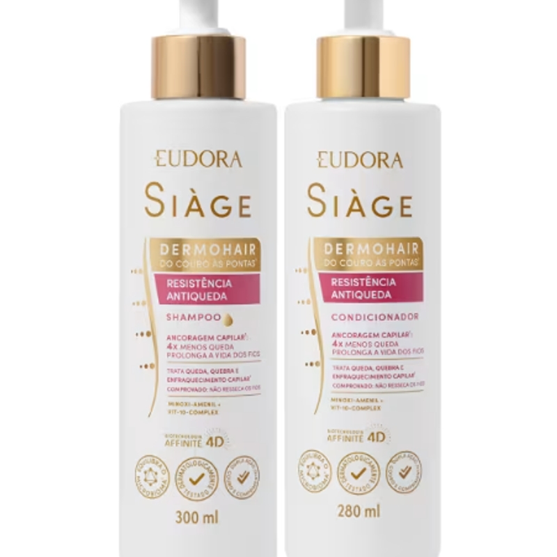 Combo Siàge Antiqueda: Shampoo 300ml + Condicionador 280ml