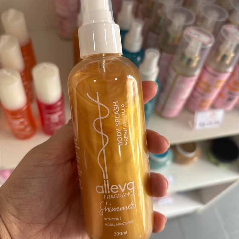 Body Splash Alleva Vanilla Shimmer