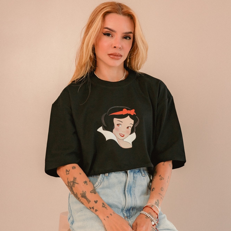 Cropped Max Branca de Neve M