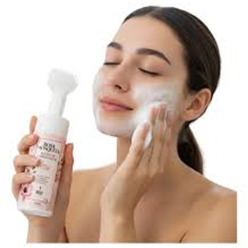 Mousse de Limpeza Facial Rosa Mosqueta
