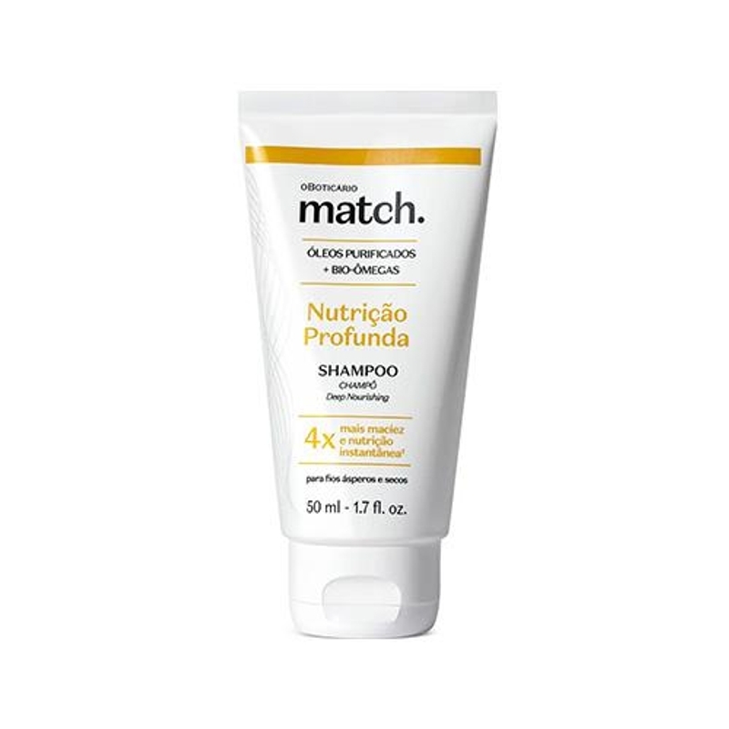 Shampoo Match Nutrição Profunda 50ml