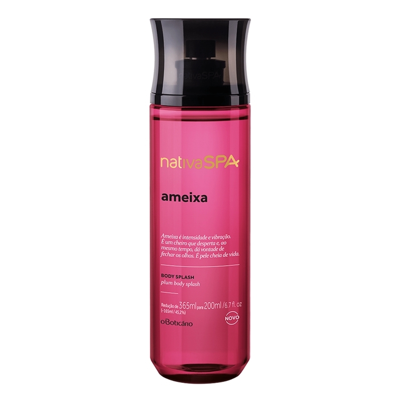 Desodorante Colônia Body Splash Nativa SPA, Ameixa 200ml