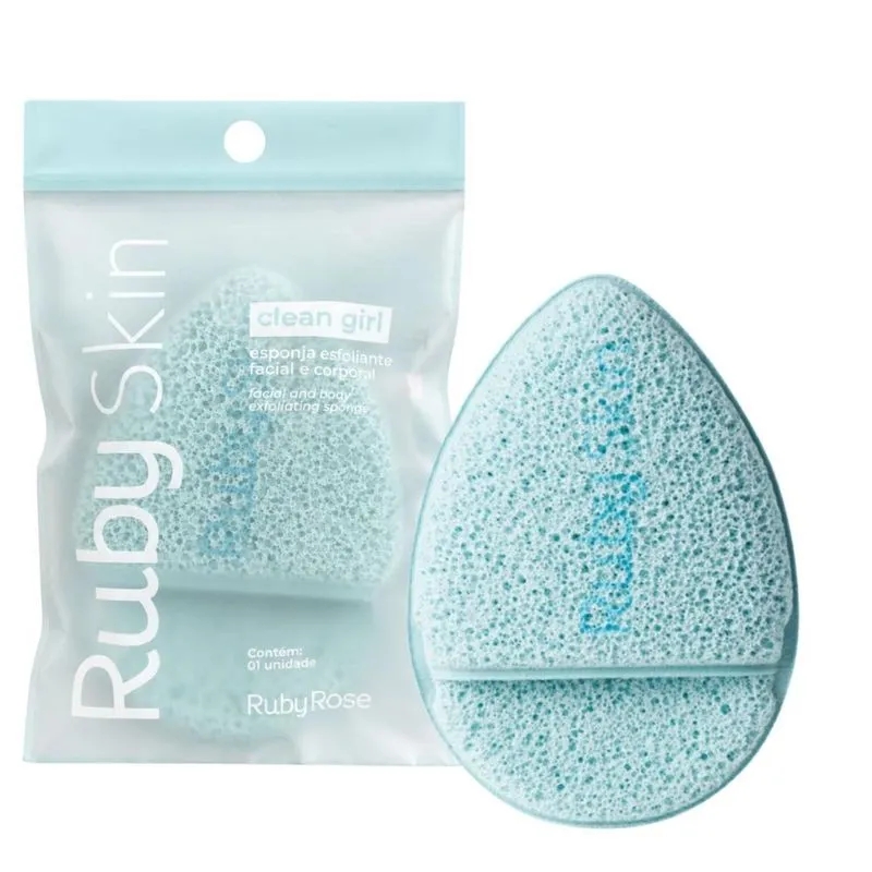 CLEAN GIRL ESPONJA ESFOLIANTE FACIAL E CORPORAL 10,12G