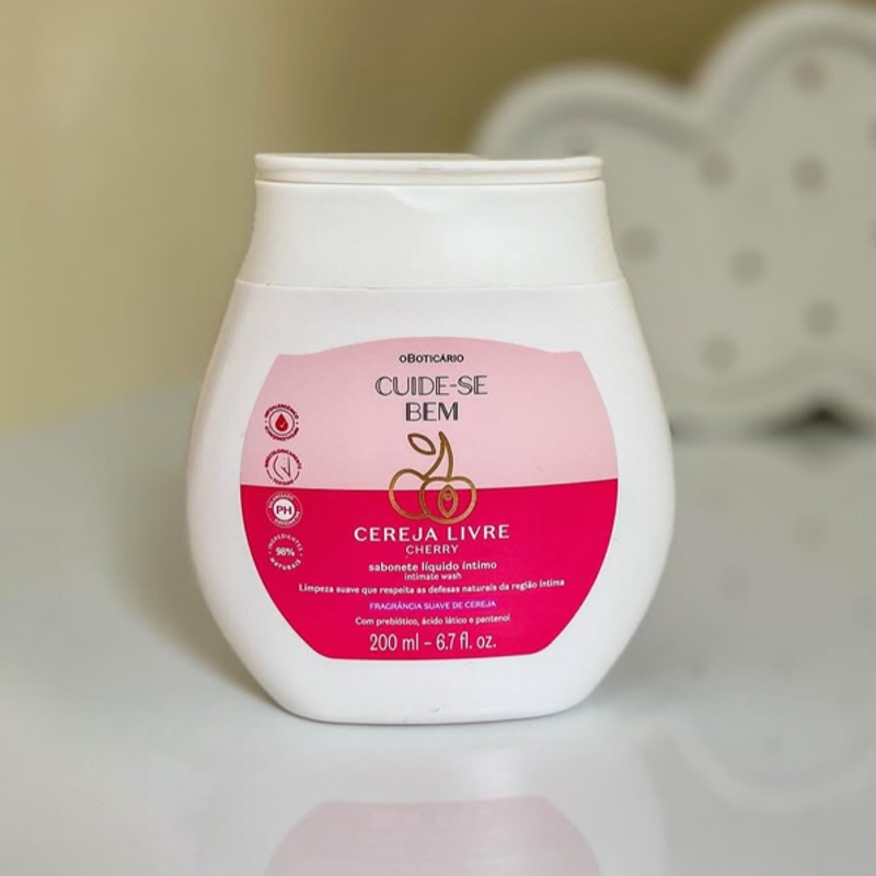 Sabonete Líquido Íntimo Cuide-Se Bem Cereja Livre 200Ml