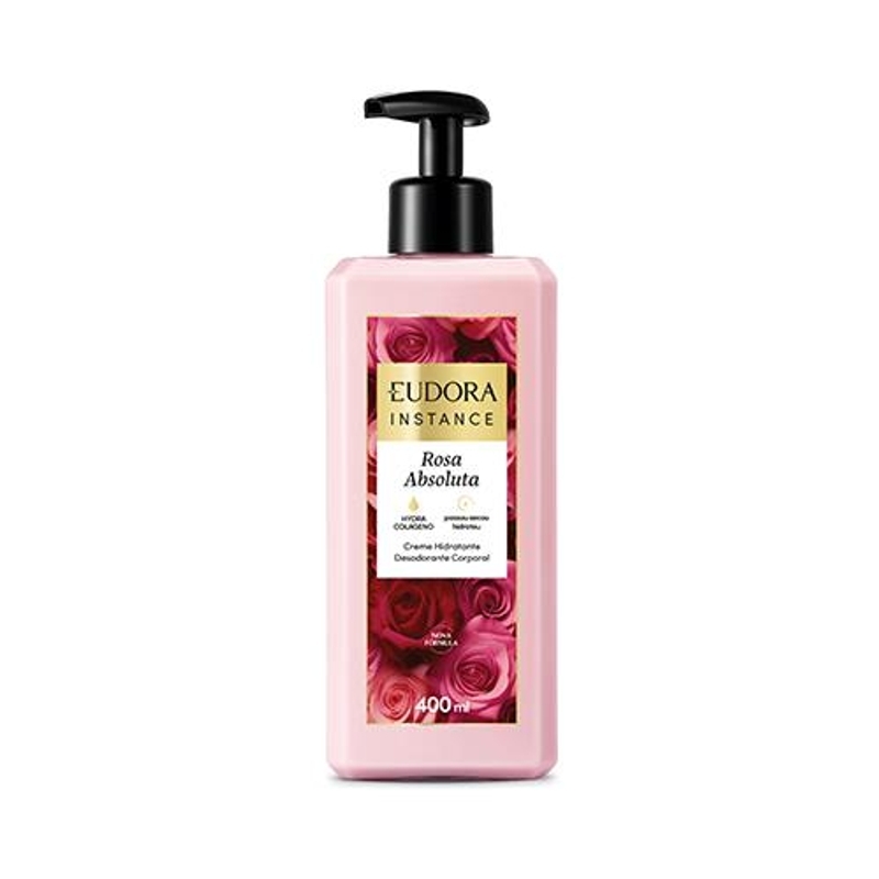 Creme Hidratante Desodorante Corporal Instance Rosa Absoluta 400ml