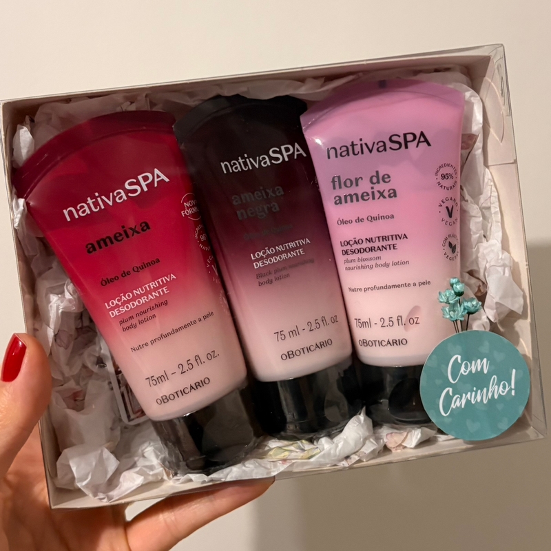 Presente Nativa Spa Ameixa (3 Itens)