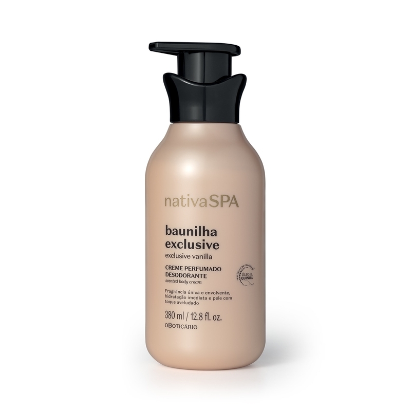 Creme Perfumado Desodorante Corporal Baunilha Exclusive 380ml