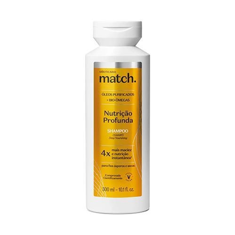 Shampoo Match Nutrição Profunda 300Ml