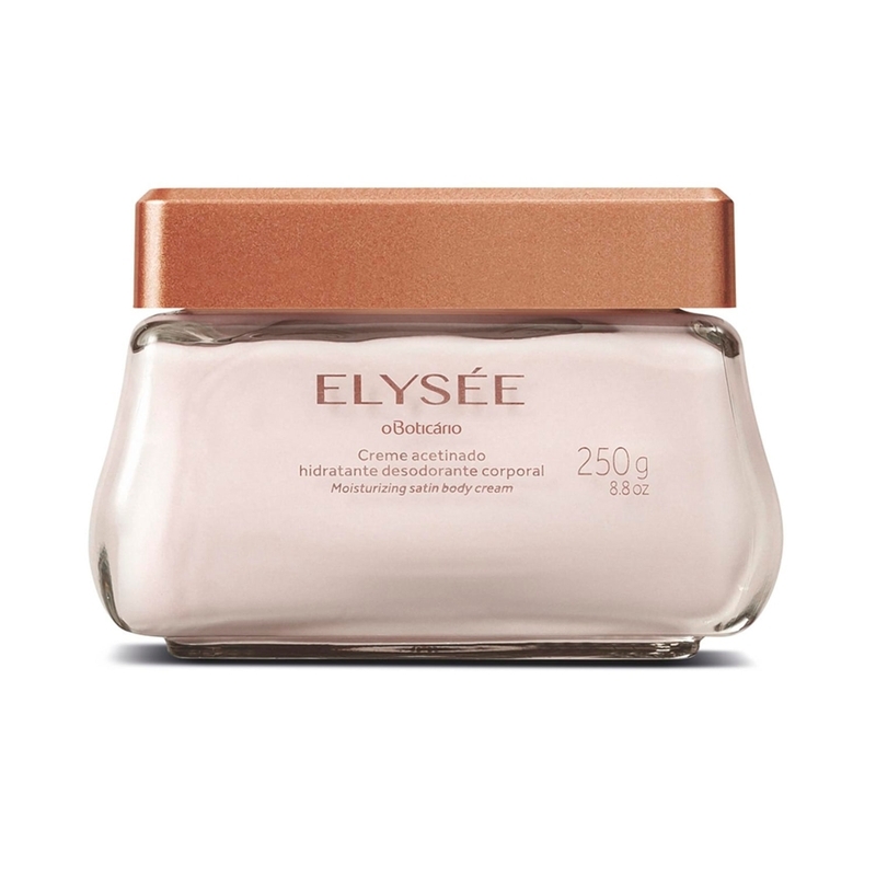 Creme Acetinado Hidratante Desodorante Elysée, 250Ml