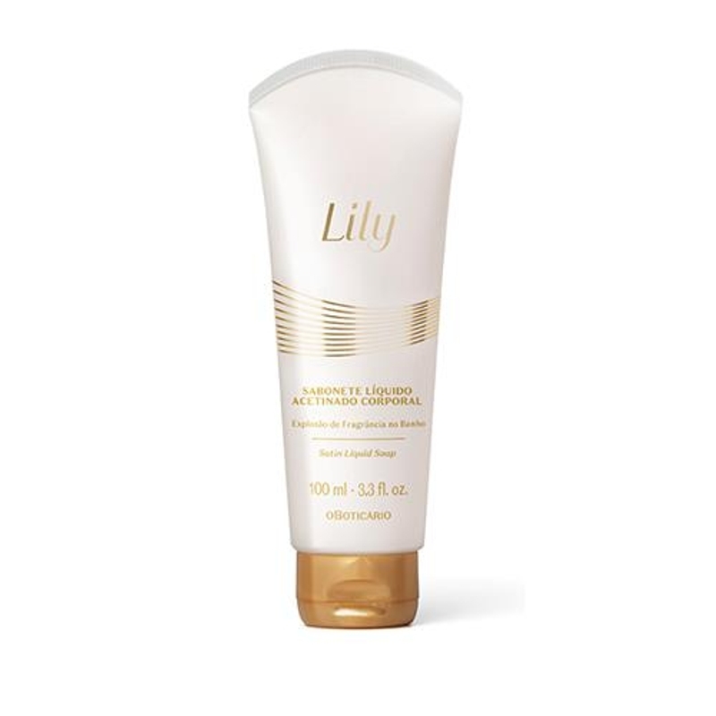 Sabonete Líquido Corporal Acetinado Lily 100Ml