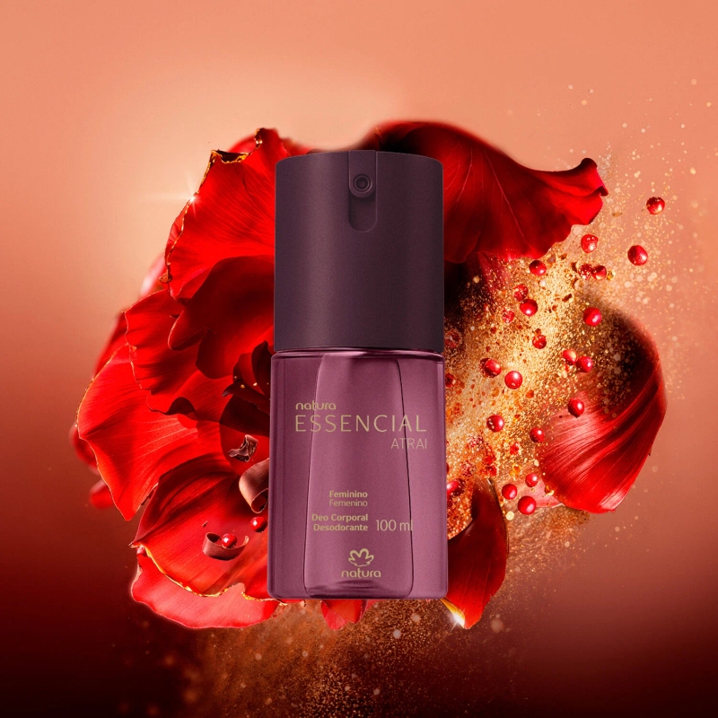 DESODORANTE EM SPRAY NATURA DEO CORPORAL FEMININO ESSENCIAL ATRAI 100ML - foto 3
