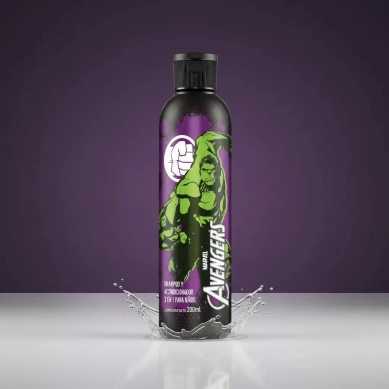 Shampoo e Condicionador 2 em 1 Avengers Marvel - 200ml - foto 2