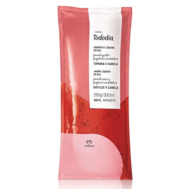 Refil Sabonete Líquido em Gel Tododia Tâmara e Canela - 300 ml