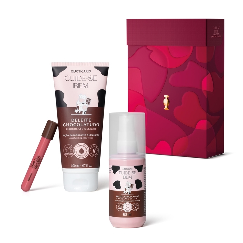 Kit Presente Cuide-Se Bem Deleite Chocolatudo (3 Itens)