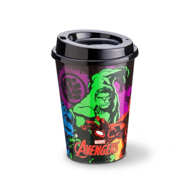 COPO COM TAMPA CAFE AVENGERS