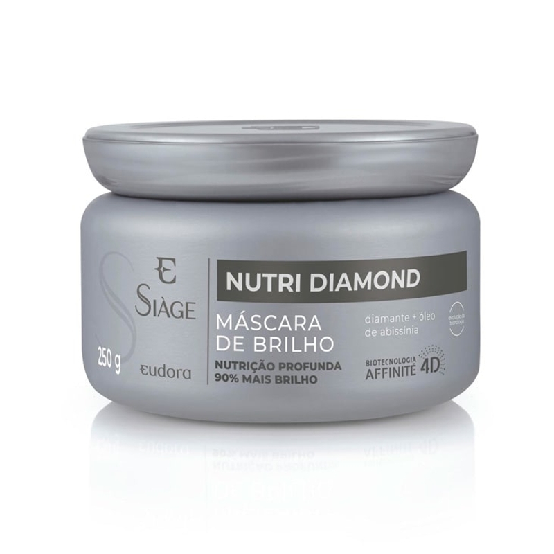 Máscara Capilar De Brilho Siàge Nutri Diamond 250G