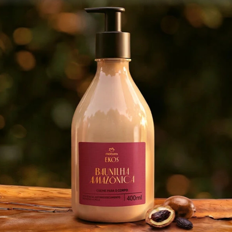 Desodorante Creme Hidratante Corporal Ekos Baunilha Amazônica - 400 ml