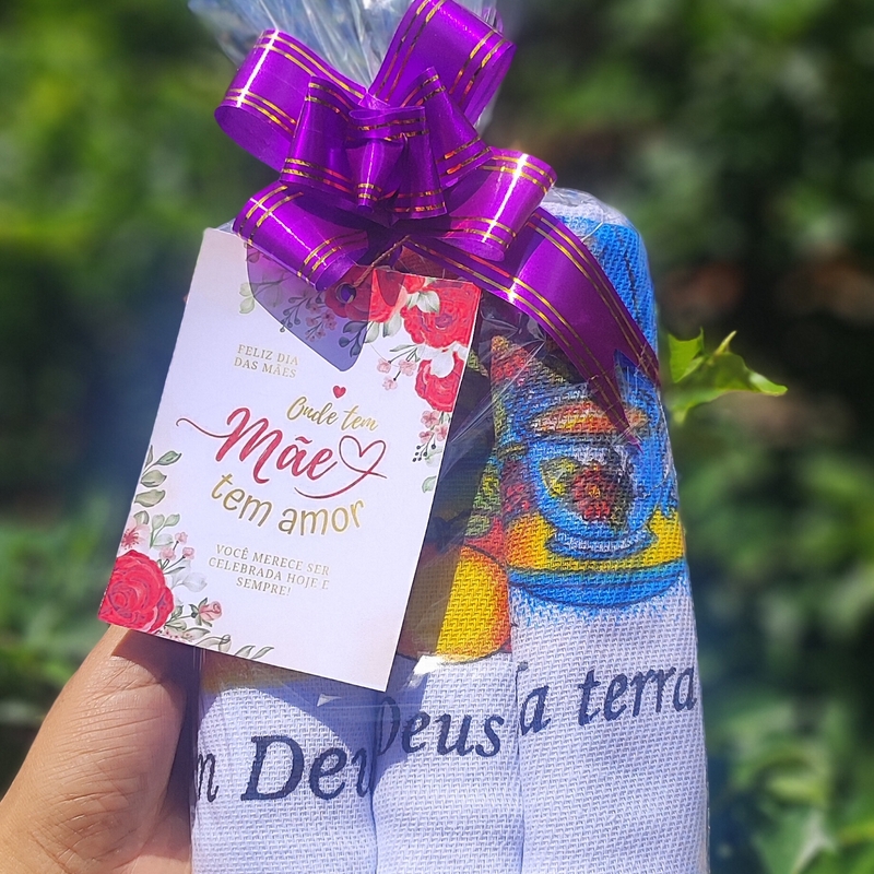 Presente Kit Pano De Prato