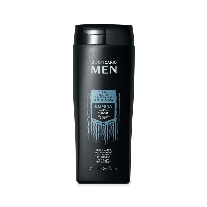 Shampoo E Condicionador Anticaspa 2 em 1 Men 250ml