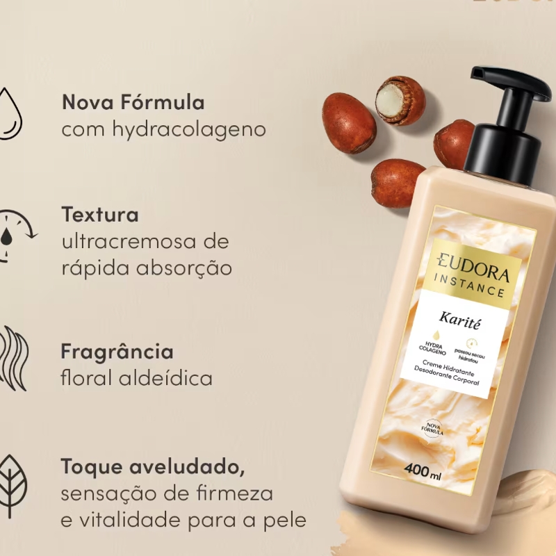 Creme Hidratante Karite 400ml - foto 2