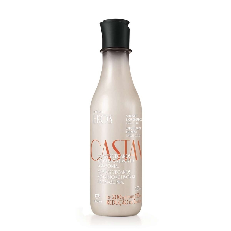 Sabonete líquido para o corpo castanha - 195 ml