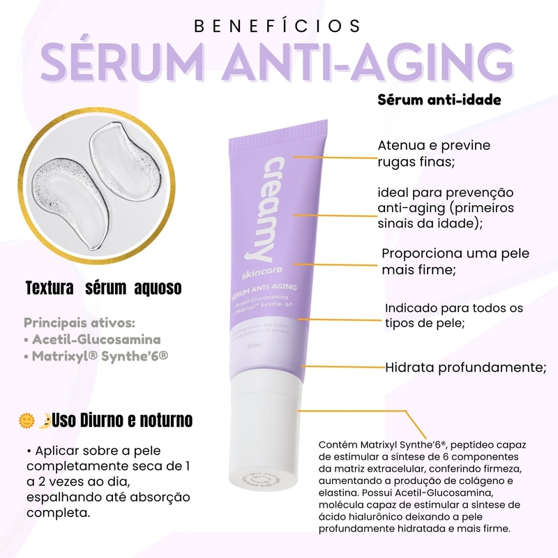 Sérum Hidratante de Prevenção Anti idade - foto 4