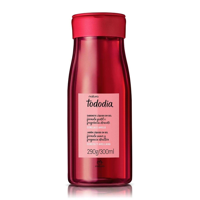 Sabonete Líquido em Gel Tododia Cereja e Avelã - 300 ml