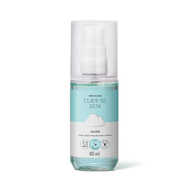 Body Splash Desodorante Colônia Cuide-Se Bem Nuvem 60Ml