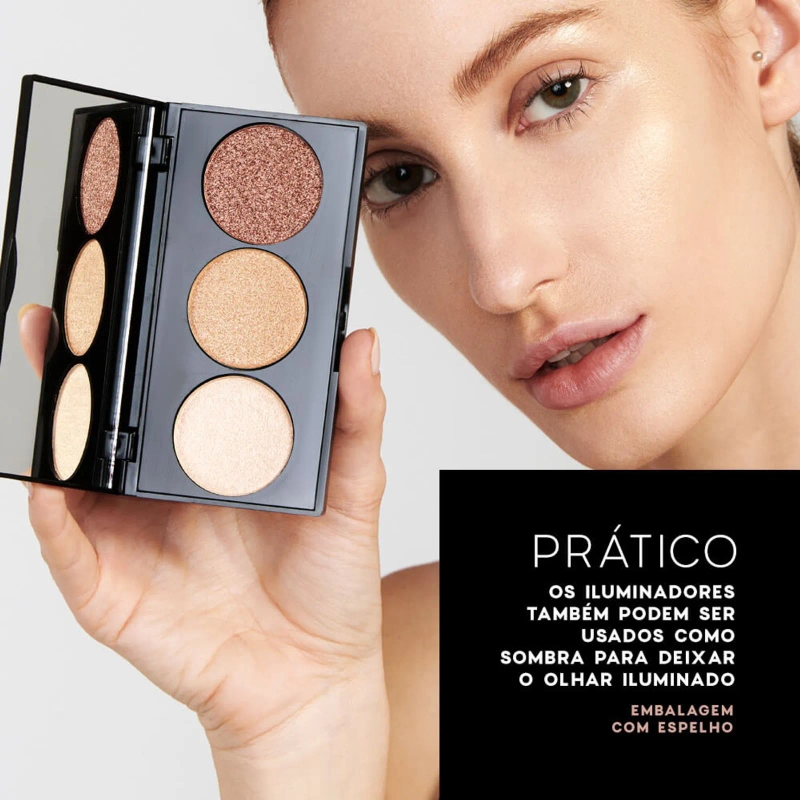 Paleta de Iluminadores - Highlight Palette Océane Edition 7,2g - foto 3