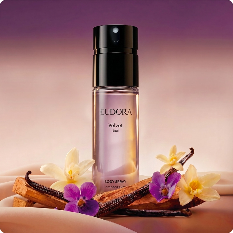 Eudora Velvet Soul Body Spray Desodorante 100ml - foto 3