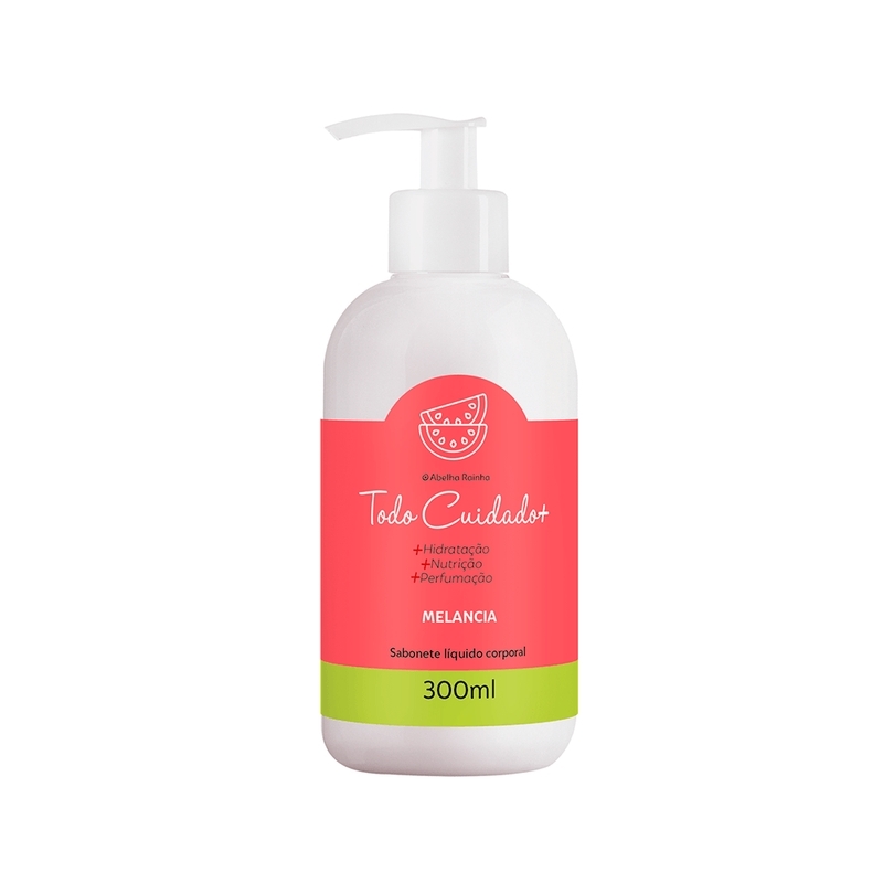 Todo Cuidado Mais Sabonete Liquido Corporal Melancia 300ml