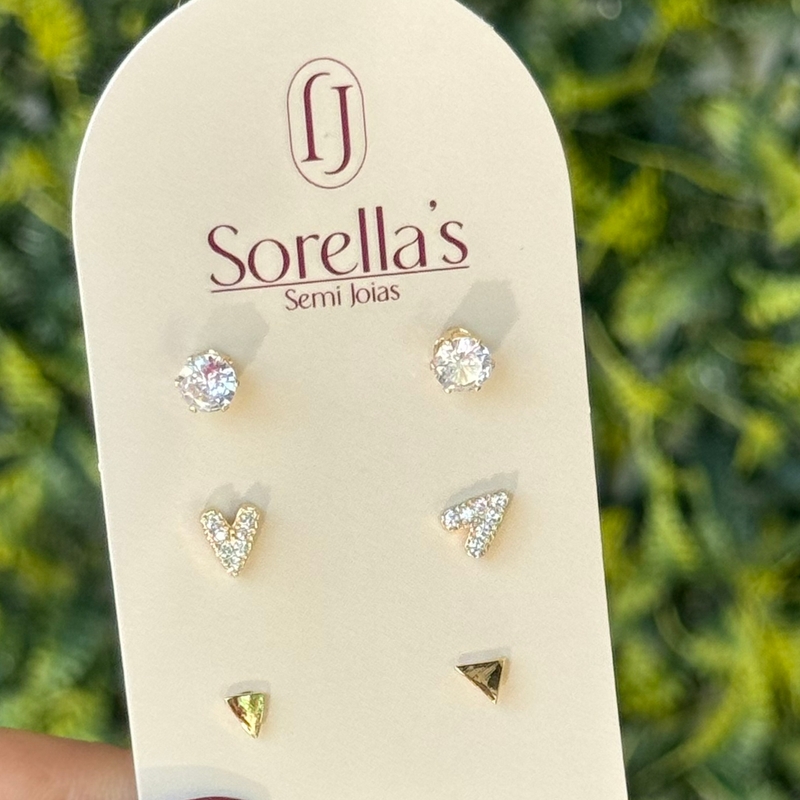 Conjunto Brincos SORELLA’s
